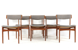 Set van 6 Thorsø Stole- og Møbelfabrik stoelen
