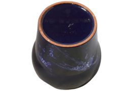 Donkerblauwe bloempot 13/3