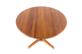 Gudme ronde 2x verlengbare eettafel 'Nabbe'
