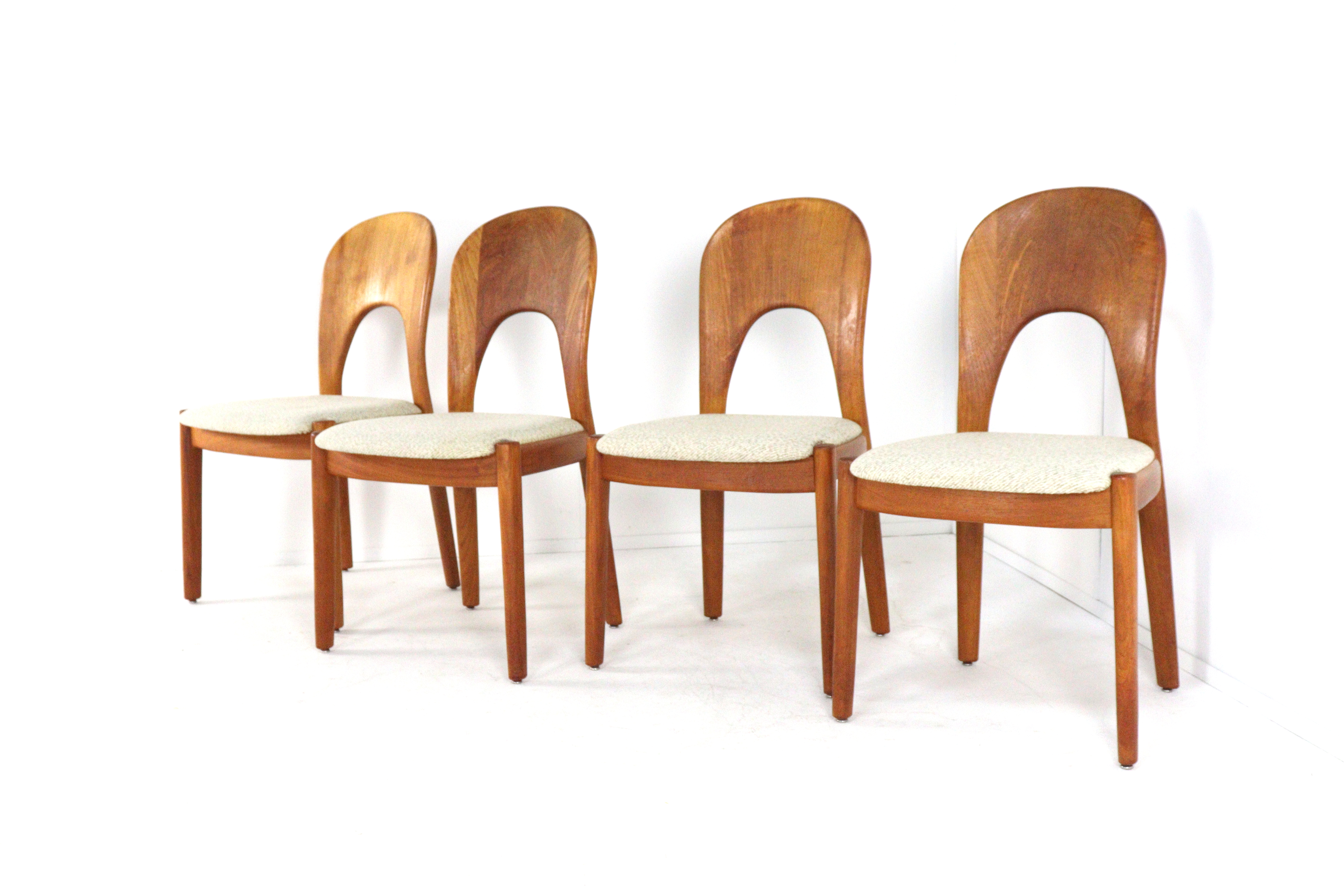 Set van 4 Koefoed Morten stoelen 'Horve'