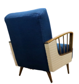 Blauwe fauteuil "Essing"