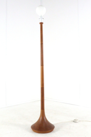 Deense teak vloerlamp