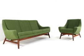 Mid century 3-zits bank 'Geleen'