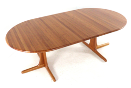 Deense ronde 2x verlengbare eettafel 'Hune'