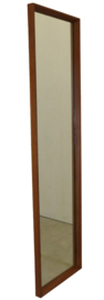 Spiegel met teak houten rand