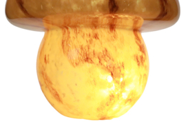 Glazen mushroom lamp