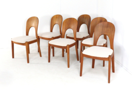 Set van 6 Koefoed Morten stoelen 'Vinderup'