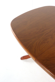Ovalen 2x verlengbare eettafel 'Zepelin'