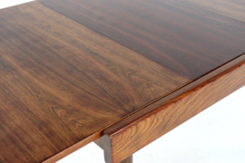 Verlengbare rechthoekige palissander eettafel
