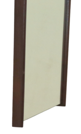Spiegel met houten rand