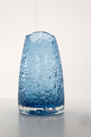 Glazen blauwe vaas