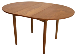 Ronde 1x verlengbare eetafel 'Zoelmond'