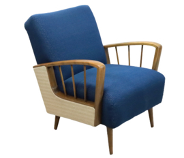 Blauwe fauteuil "Essing"