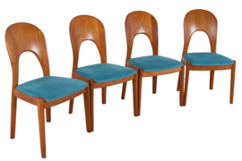 Set van 4 Niels Koefoed stoelen Morten 'Arlewatt'