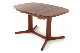Ovalen 2x verlengbare eettafel 'Uhre'