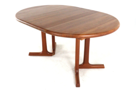 Deense ronde 1x verlengbare eettafel 'Hammel'