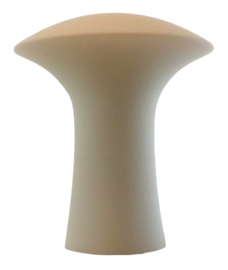 Melkglazen mushroom lamp