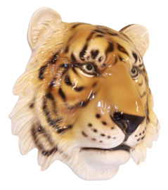 Italiaanse keramieken wandhoofd tijger