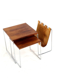 Brabantia nesting tables met lectuurhouder