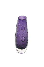 Glazen vaas 'purple'