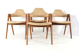 Set van 4 Kai Kristiansen voor SVA Møbler model 42 / Compass stoelen