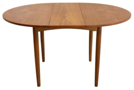 Ronde 1x verlengbare eetafel 'Zoelmond'
