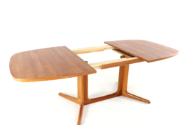 Grote Gudme ovalen 2x verlengbare ovalen eettafel