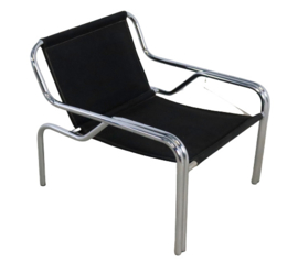 Relaxfauteuil van chroom | set van 2