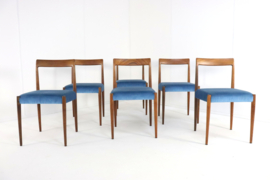 Set van 6 Lübke eetkamerstoelen 'Tarmstedt'