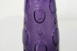 Glazen vaas 'purple'