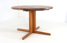 Deense ronde 2x verlengbare eettafel 'Hurup'