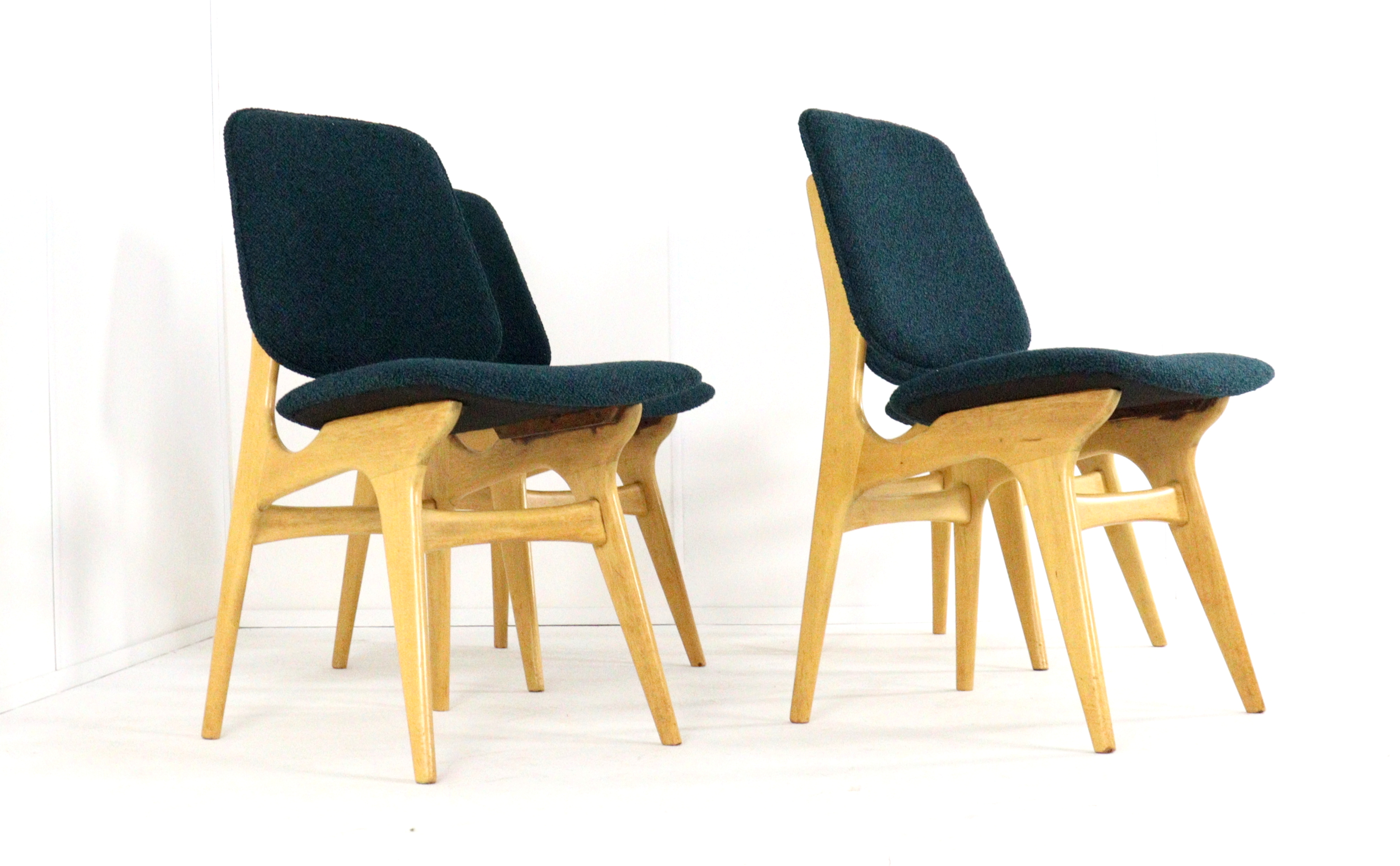 Set van 4 stoelen in de stijl van Arne Hovmand olsen 'Bergen'