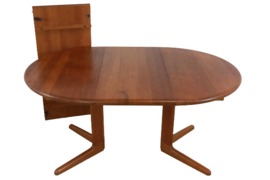 Ronde eetkamertafel uitschuifbaar 'Moers'