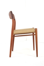 Set van 4 Niels O Möller model 75 stoelen