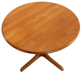 Ronde in hoogte verstelbare eettafel / salontafel 'Madumflud'