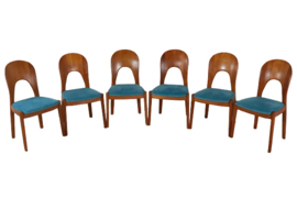 Set van 6 Niels Koefoed stoelen Morten 'Torup'