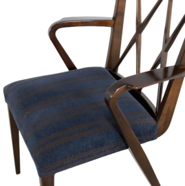 Set van 4 eetkamerstoelen A.A. Patijn Poly Z 'Brent'