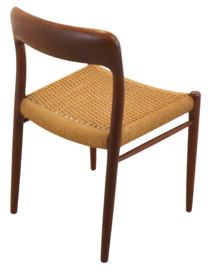 Set van 4 Niels O Möller Model 75 stoelen 'Marup'