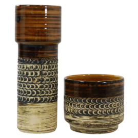 Set West Germany vaas + bloempot