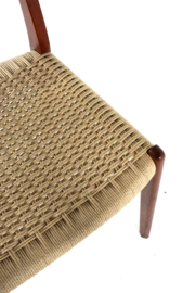 Set van 4 Arne Wahl Iversen voor Glygnore stoelen