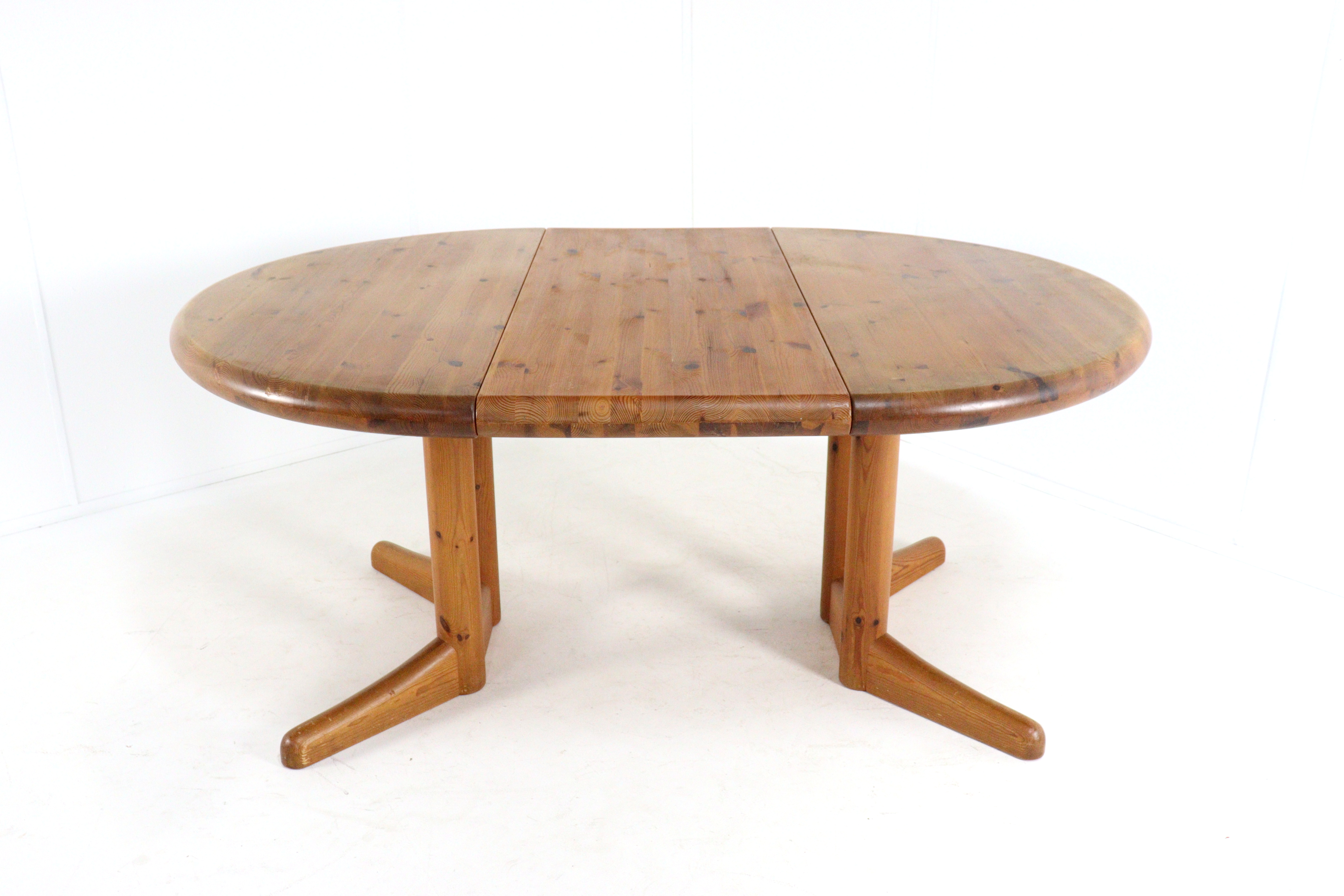 Vamdrup pine ronde 2x verlengbare eettafel 'Idom'