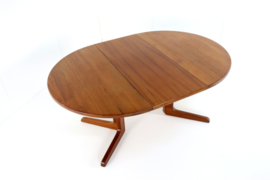 Ronde 2x verlengbare eettafel 'Aabybro'