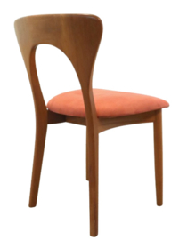 Set van 6 eetkamerstoelen Niels Koefoed Peter - "Bornholm"