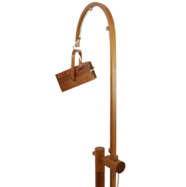 Houten vloerlamp 'Kraloo'