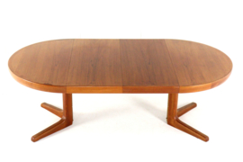 Deense ronde 2x verlengbare eettafel 'Amagerbro'