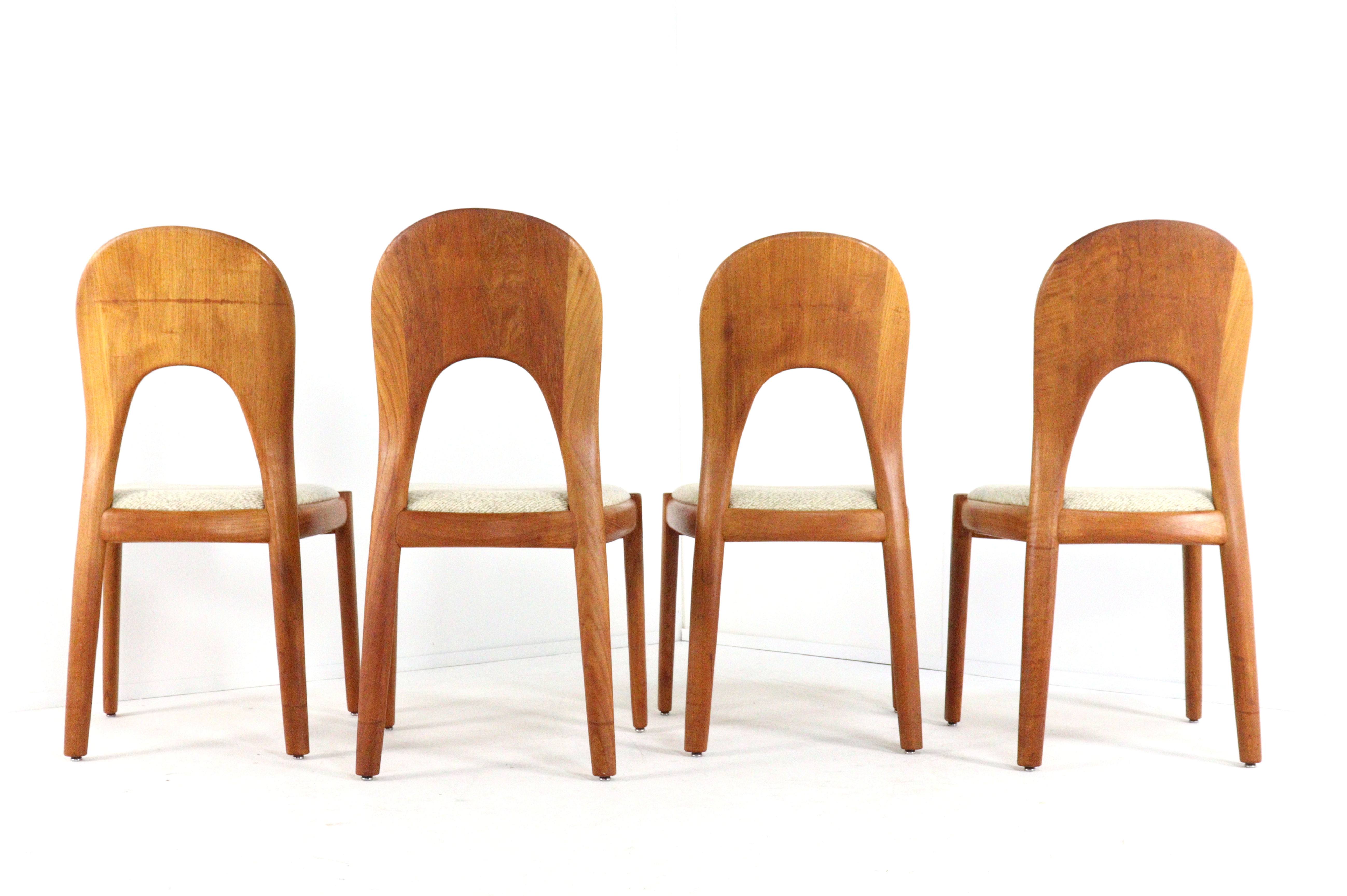 Set van 4 Koefoed Morten stoelen 'Horve'