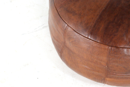 Lederen poef Woerdenbach