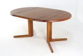Deense ronde 2x verlengbare eettafel 'Hurup'
