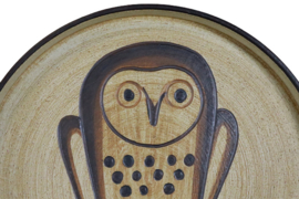 Wandtableau 'uil'