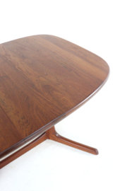 Ovalen 2x verlengbare eettafel 'Uhre'